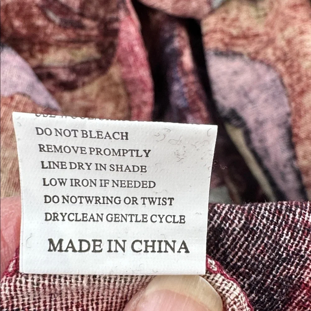 Fabulous 100% Linen Floral Maxi Dress - Picture 8 of 11